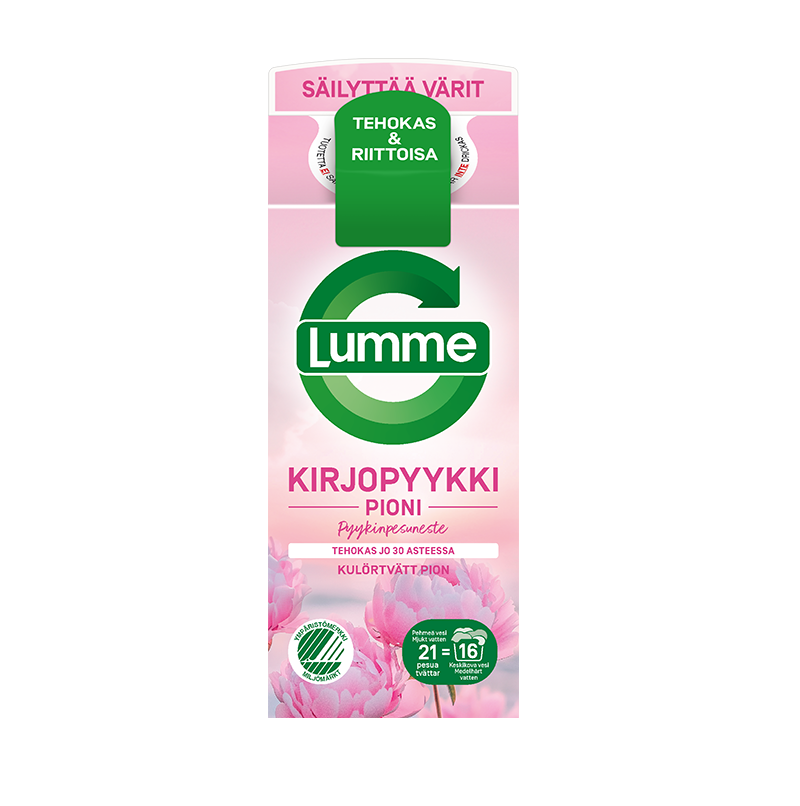 Lumme Kirjopyykki Pioni 750 ml
